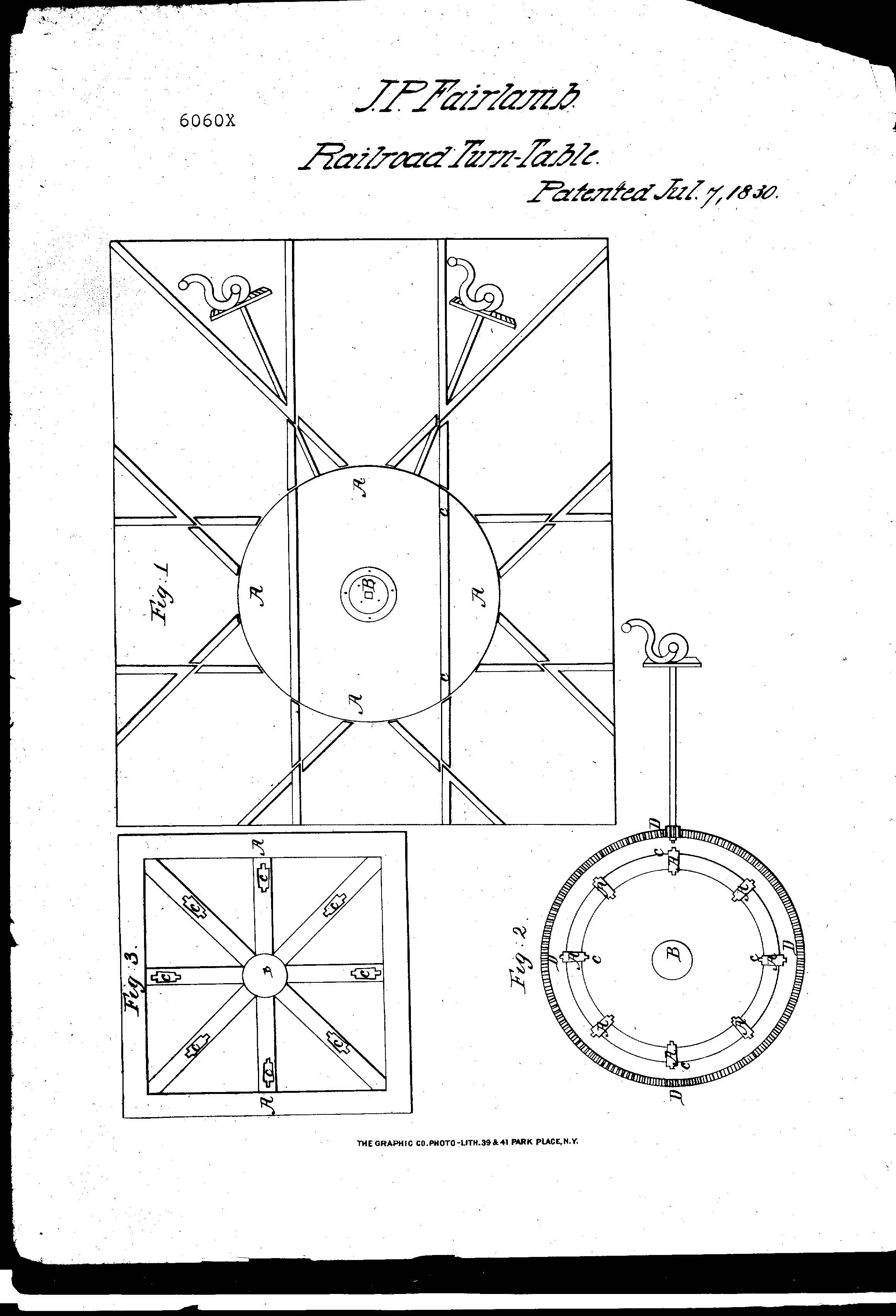 Drawings from the Turntable Patent